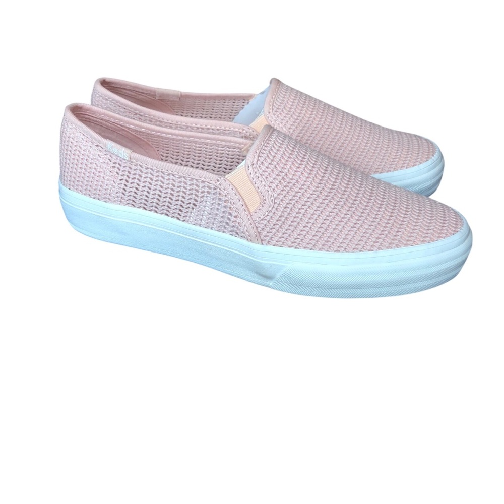 NEW KEDS Double Decker Sneakers Size 6 Blush Pink Slip-On Comfort NEW IN BOX